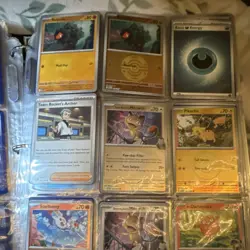 Pokemon TCG Mixed Card Lot Mystery Binder Meowth Salazzle Lucario Pikachu Holo - Image 4