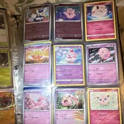 Pokemon TCG Mixed Card Lot Mystery Binder Meowth Salazzle Lucario Pikachu Holo - Image 5