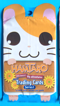 HAMTARO OXNARD FULL TUMMY FOIL RARE INSERT SERIES 1 CARD LITTLE HAMSTERS - Image 5