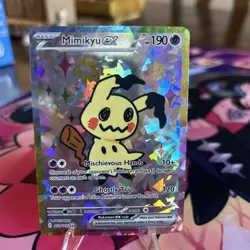 Mimikyu Sparkle Cute Fan Art Card - Image 1