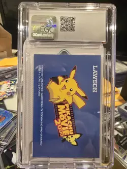 Pikachu The Movie 2000 Pokemon Card Japanese Very Rare Lawson Limited cgc 7 - Image 2