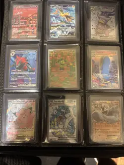 Pokemon Card Collection Binder Lot-SIR, EX, Illust., Promo, Vintage, Charizard - Image 4