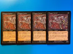 MTG 4x Maggot Carrier Planeshift Pauper Magic the Gathering x4 LP - Image 1