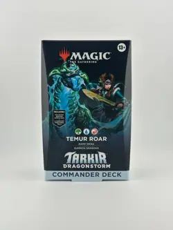 Magic The Gathering Tarkir Dragonstorm Temur Roar Commander Deck Sealed - Image 1