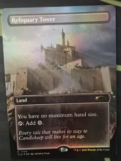 *FOIL* Reliquary Tower(7104) Secret Lair D&D: Lands of the Forgotten Realm MTG - Image 1