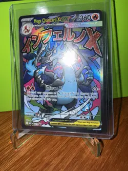 Pokemon TCG Mega Charizard X EX 023 Mega Evolution Promo - Image 1