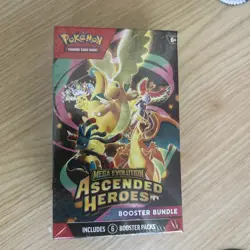 Pokemon TCG: Mega Evolution-Ascended Heroes Booster Bundle (6 Packs) Poke Center - Image 1