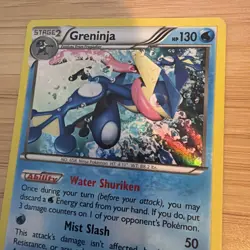 Pokemon Greninja 41/146 Holo Rare XY Holo LP - Image 2
