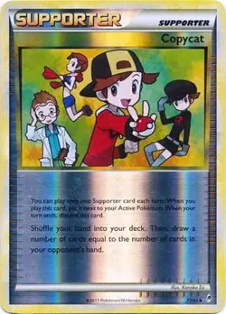 Copycat 77/95 Call of Legends REVERSE HOLO MINT! Pokemon - Image 1