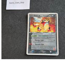 Pokemon Rocket's Entei ex 97/109 Holo Rare LP/NM EX Team Rocket Returns 2004 - Image 1