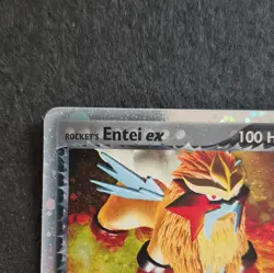 Pokemon Rocket's Entei ex 97/109 Holo Rare LP/NM EX Team Rocket Returns 2004 - Image 3