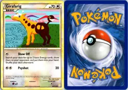 Girafarig 64/123 Common HeartGold & SoulSilver Pokemon Near Mint - Image 3