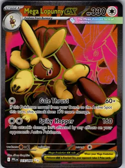 Mega Lopunny ex 115/094 Ultra Rare Phantasmal Flames Pokemon Near Mint - Image 1