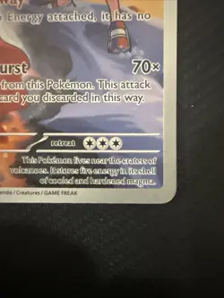 Ethan's Magcargo 222/217 Illustration Rare Ascended Heroes Pokemon Holo NM - Image 4