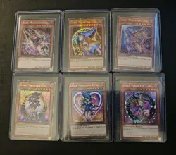 6 Dark Magician Girl Set Platinum Secret Quarter Century Alt Art NM YuGiOh TCG - Image 1