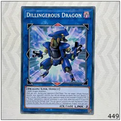 Dillingerous Dragon - DANE-EN041 - Common 1st Edition Yugioh - Image 1