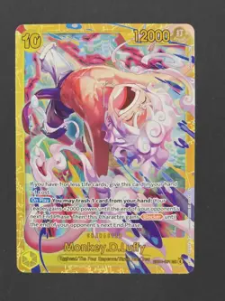 One Piece Monkey D Luffy EB04-061 Adventure on Kami’s Island Secret Rare Foil - Image 1