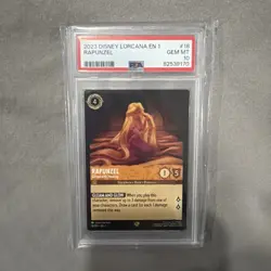 2023 Disney Lorcana EN 1 Rapunzel Gifted with Healing #18 PSA 10 - Image 1