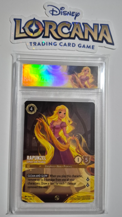 Disney Lorcana Promo Rapunzel Gifted with Healing w/Custom Case DLPC NM EN Rare - Image 2