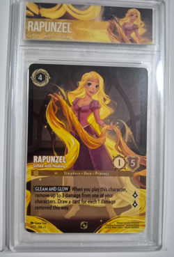 Disney Lorcana Promo Rapunzel Gifted with Healing w/Custom Case DLPC NM EN Rare - Image 3