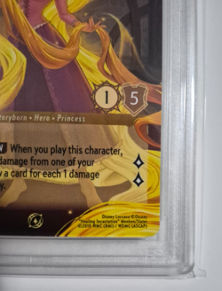 Disney Lorcana Promo Rapunzel Gifted with Healing w/Custom Case DLPC NM EN Rare - Image 5