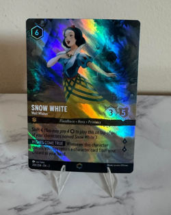 Snow White Well Wisher 206/204 (Enchanted) Disney Lorcana Rise of the Floodborn - Image 1