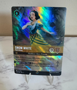 Snow White Well Wisher 206/204 (Enchanted) Disney Lorcana Rise of the Floodborn - Image 2