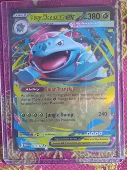 Hologram Foil Mega Venusaur 003/088 Mega Evolutions Pokemon TCG card rare - Image 1