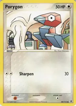Porygon 80/113 Delta Species Common regular NM Pokemon TCG - Image 1
