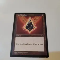 Magic the Gathering - Jet Medallion - LP - Tempest - MTG - Artifact Card - Image 1