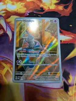 Mimikyu 75/25 Pokemon Promo Card Holo Rare NM+ TCG Sealed - Image 1