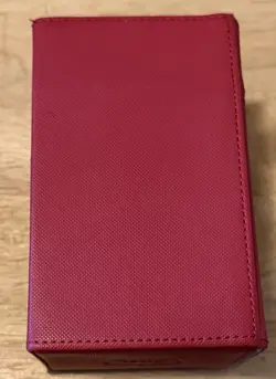 Ultimate Guard Flip’n’Tray 80+ Xenoskin Red Deck Box MTG Case Used - Image 3