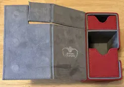 Ultimate Guard Flip’n’Tray 80+ Xenoskin Red Deck Box MTG Case Used - Image 5