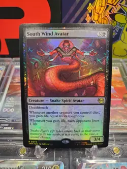 South Wind Avatar 0078 Rare *FOIL* Snake Spirit Avatar MTG TMNT - Image 1