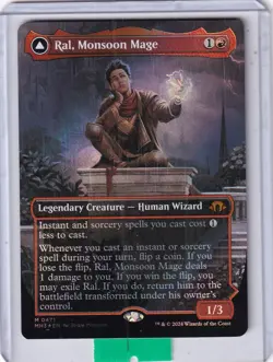 Ral Monsoon Mage/Ral Leyline Prodigy(#471) Textured FOIL * Modern Horizons 3 MTG - Image 1