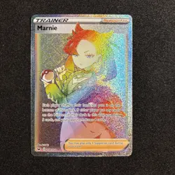 Pokemon Marnie 208/202 Sword & Shield Secret Rare Full Art Holo NM - Image 1