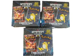 Pokemon Mystery Power Box x3 Chase Pack Seeded 1:10 (5 Booster Packs) NEW SEALED - Image 1