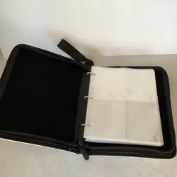 Pokemon Card BINDER FOR POKEMON CARDS 9.5 X 7 EUC! HOLDS 440 CARDS Collector - Image 4