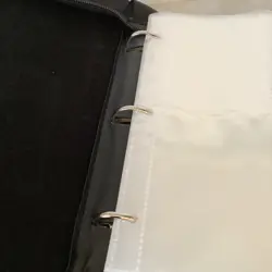 Pokemon Card BINDER FOR POKEMON CARDS 9.5 X 7 EUC! HOLDS 440 CARDS Collector - Image 5