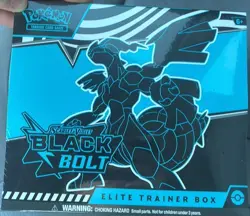 Pokemon Scarlet & Violet Black Bolt Elite Trainer Box English Black Bolt - Image 1