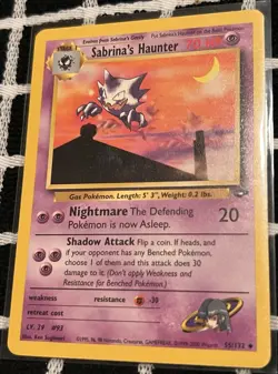 Pokemon TCG Sabrina's Haunter Gym Challenge 55/132 Uncommon 70 HP English - Image 1