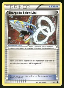 Sharpedo Spirit Link XY201 Promo XY Promo Pokemon Lightly Played - Image 1