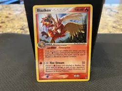 Pokemon TCG Blaziken EX Power Keepers 5/108 Holo Rare English Card 2007 - Image 1