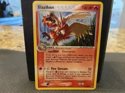 Pokemon TCG Blaziken EX Power Keepers 5/108 Holo Rare English Card 2007 - Image 2