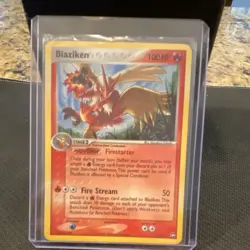 Pokemon TCG Blaziken EX Power Keepers 5/108 Holo Rare English Card 2007 - Image 4