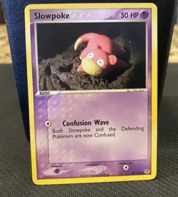 NEAR MINT Pokemon TCG Slowpoke 80/112 EX FireRed & LeafGreen Yuka Mori - Image 1