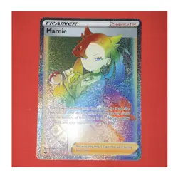 Pokemon Marnie 208/202 Swsh01 Secret Rare Full Art Trainer Holo - Image 1