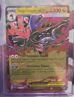 Mega Dragalge EX 065/086 CR1 Chaos Rising Holo Full Art 330 HP Pokemon TCG - Image 1