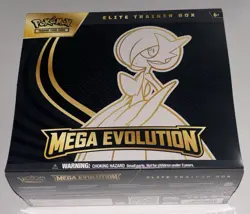 Pokemon Mega Evolution Elite Trainer Box SEALED ETB Gardevoir 9 Booster Packs - Image 1