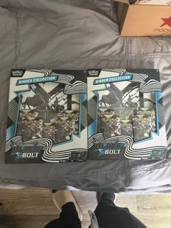 Pokemon TCG Black Bolt Binder Collection Sealed Lot of 2 - Image 1